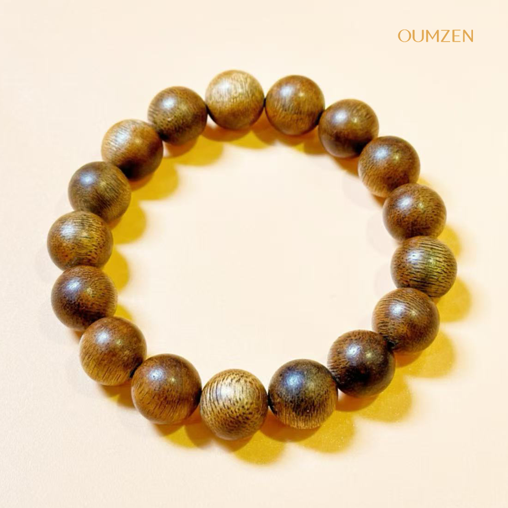 12.5mm沉香素圈手串