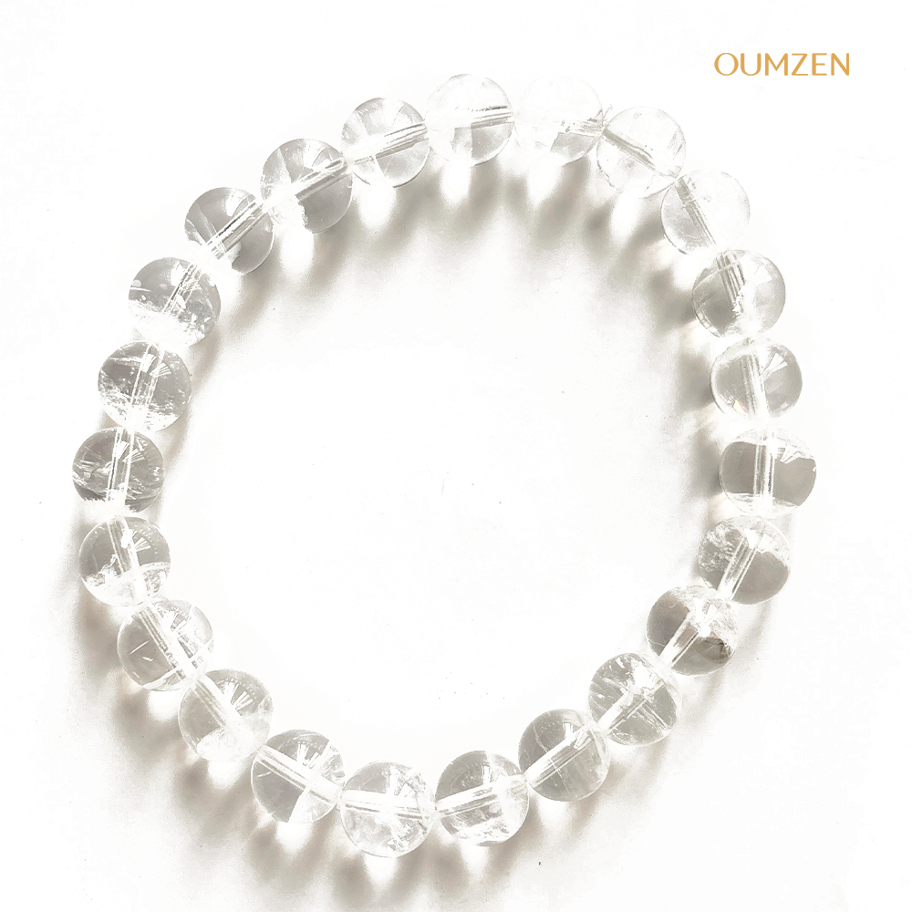 白雪花幽靈水晶手鏈